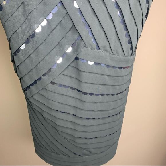 Ann Taylor xs green sleeveless blouse top B1 - Picture 5 of 10